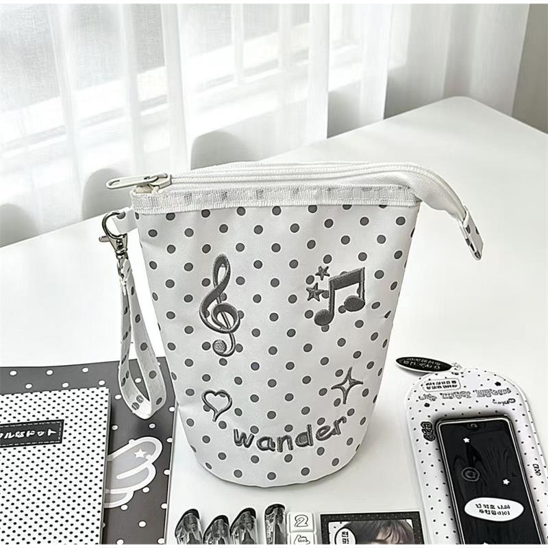 Kawaii Polka Dot Music Note Em - đánh giá và giá Embroidery Bag
