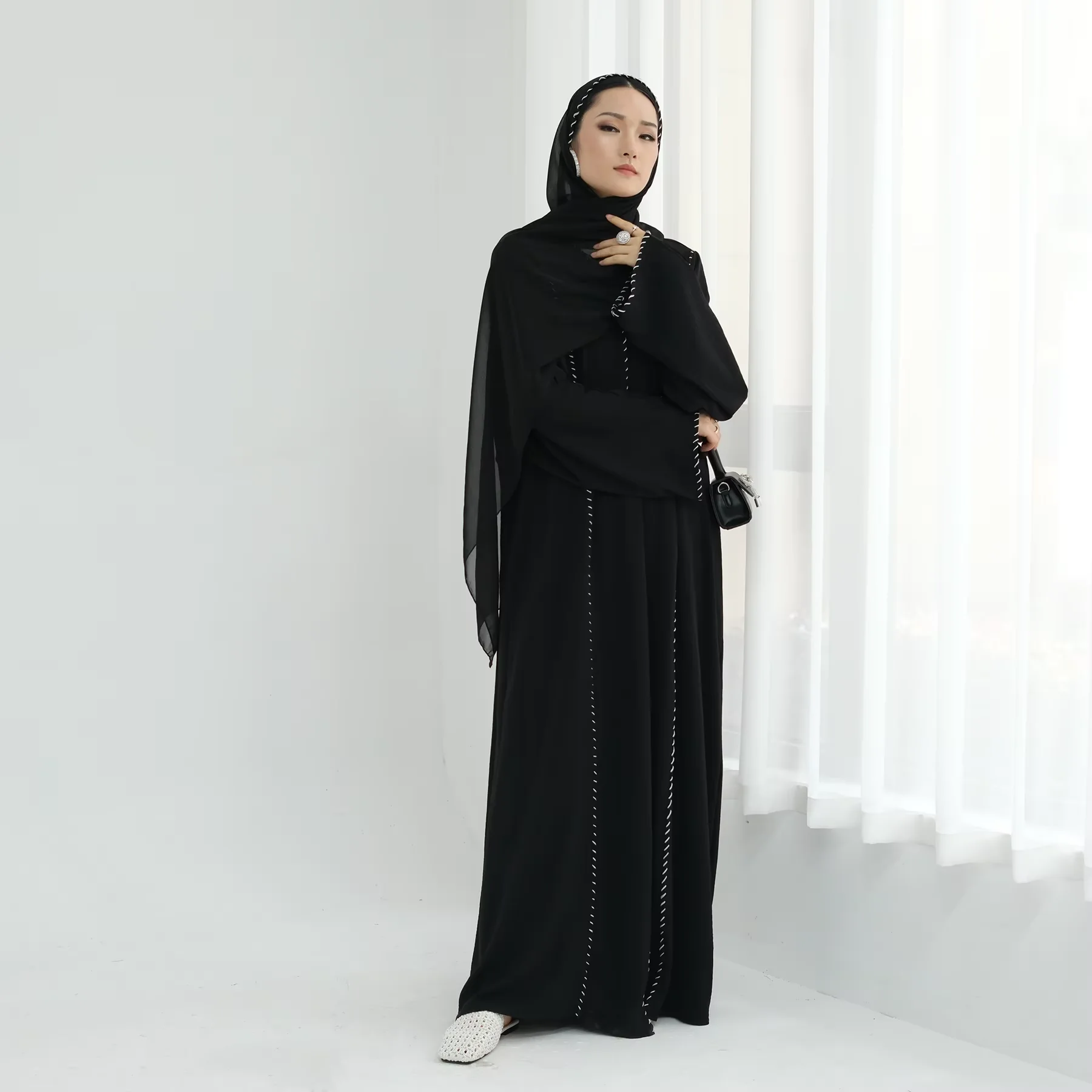Dubai Abaya Luxury Kimono Card - đánh giá và giá Embroidery Kebaya