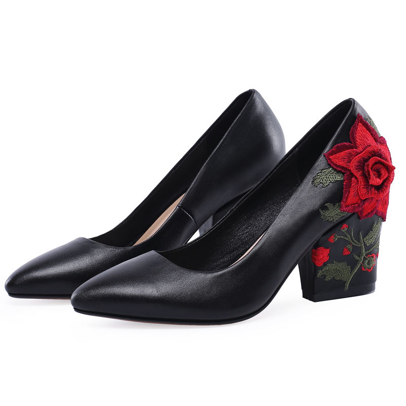 Fashion Yarn Embroidery Red Ro - đánh giá và giá Embroidery Rose