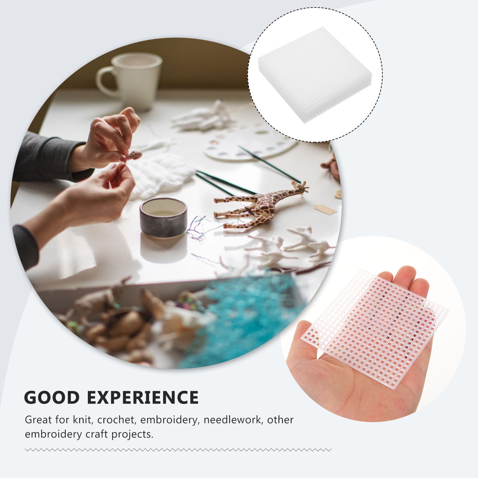 10Pcs Plastic Mesh Sheets Mult - đánh giá và giá Embroidery Bag