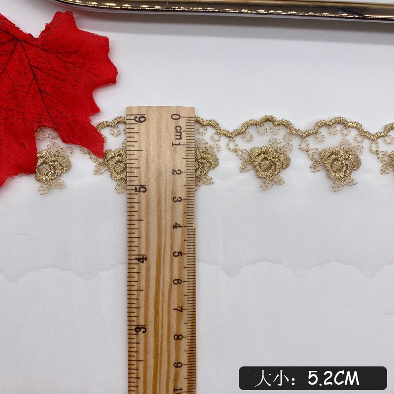 Gold thread embroidery rose fl - đánh giá và giá Embroidery Rose