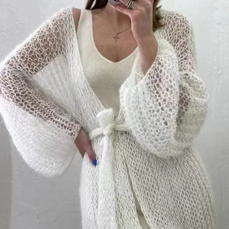Cardigan Women Knitted Open St - đánh giá và giá Embroidery Online