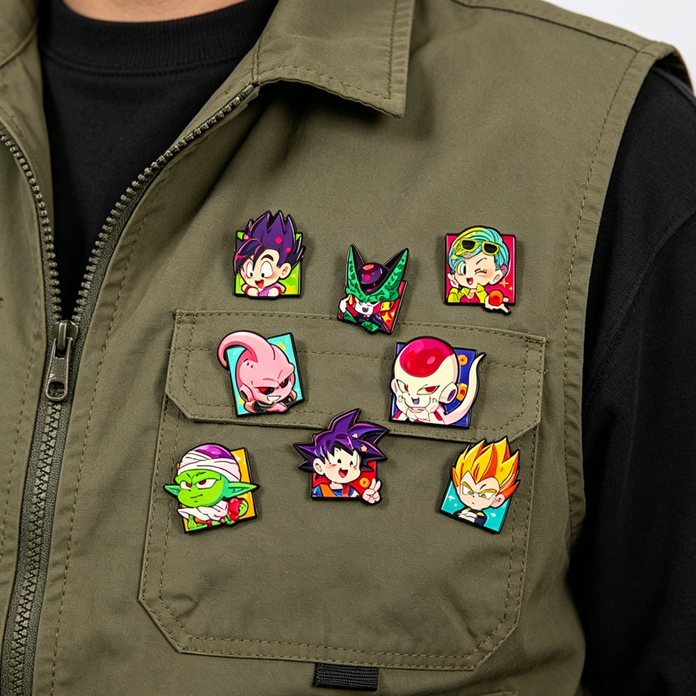 8Pcs Chibi Goku Character Enam - đánh giá và giá Embroidery Reddit