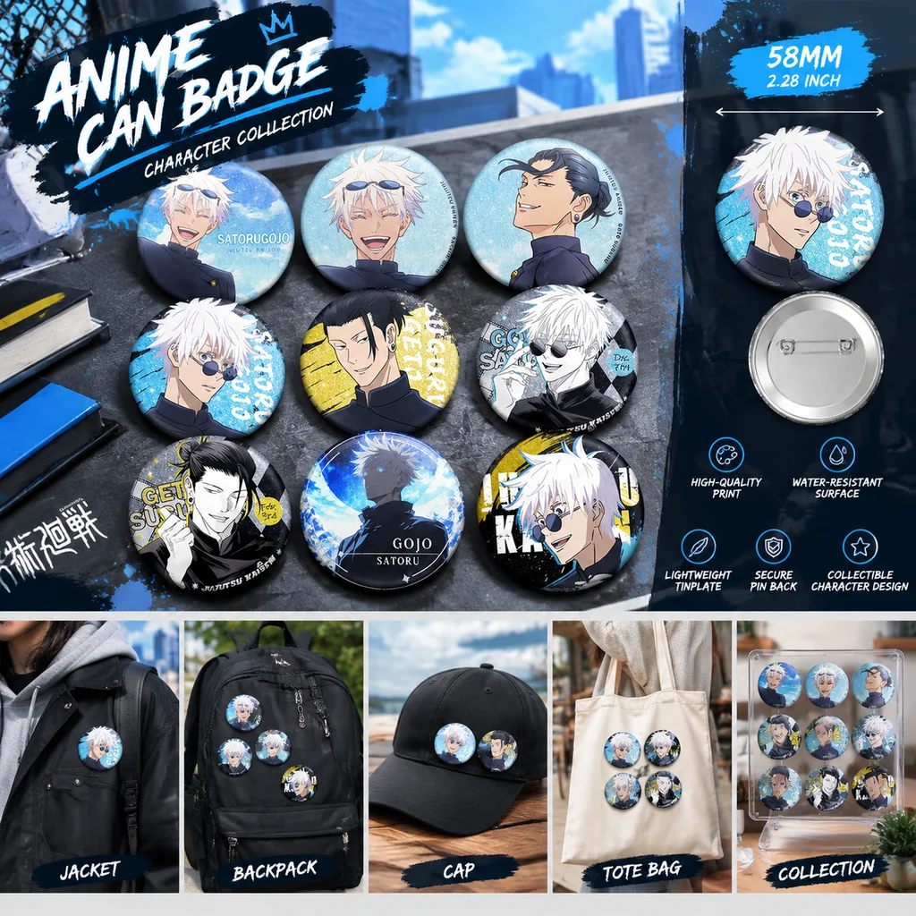 Jujutsu Kaisen Pet58 Badge All - đánh giá và giá Embroidery Reddit